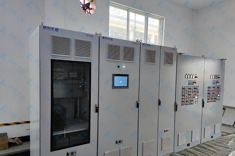 華東工控-污水處理現(xiàn)場施工